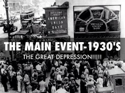 major events in the 1930s